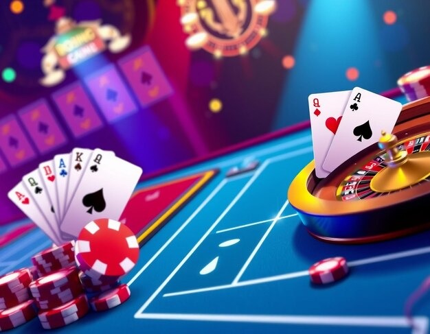Low-limit Speed Baccarat table interface on dktoto